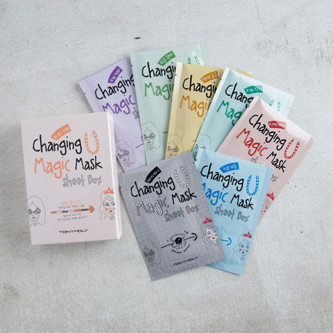 TONYMOLY Changing U Magic Mask Sheet Box / Box of 7