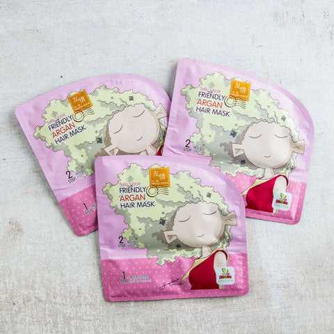 SALLY'S BOX Friendly Argan Hair Masks/Set of 3