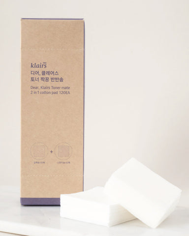 KLAIRS Toner Mate 2 in 1 Cotton Pad