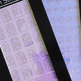 MODI x Unistella Glass Nail Stickers