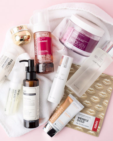 10-Step Korean Skin Care Routine Set (Dry Skin Type)