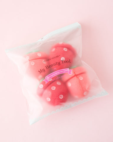 ETUDE HOUSE My Beauty Tool Strawberry Sponge Hair Curlers