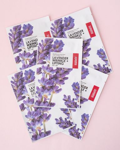 MANEFIT Beauty Planner Lavender Sheet Mask Set