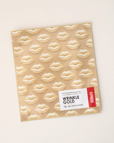 MANEFIT Bling Bling Hydro Gel Mask - Wrinkle Gold